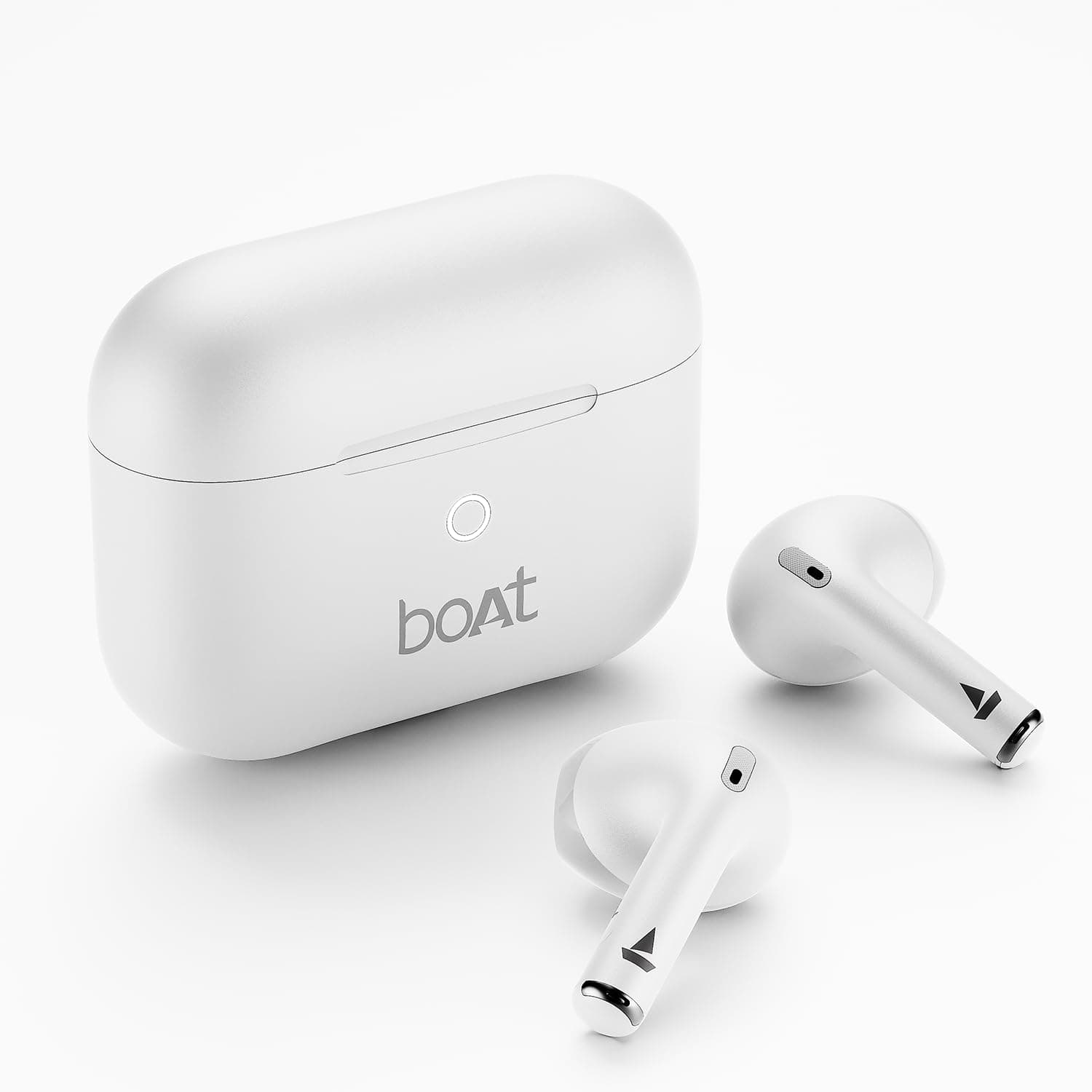 boAt 2026 Launch Airdopes Joy v2, 35H Battery, Pocketable Design, ASAP™ Charge, 13mm Drivers, Easy Touch Controls, ENx™ Tech, IWP™ & App Support TWS Bluetooth Earbuds with mic - Cloud White
