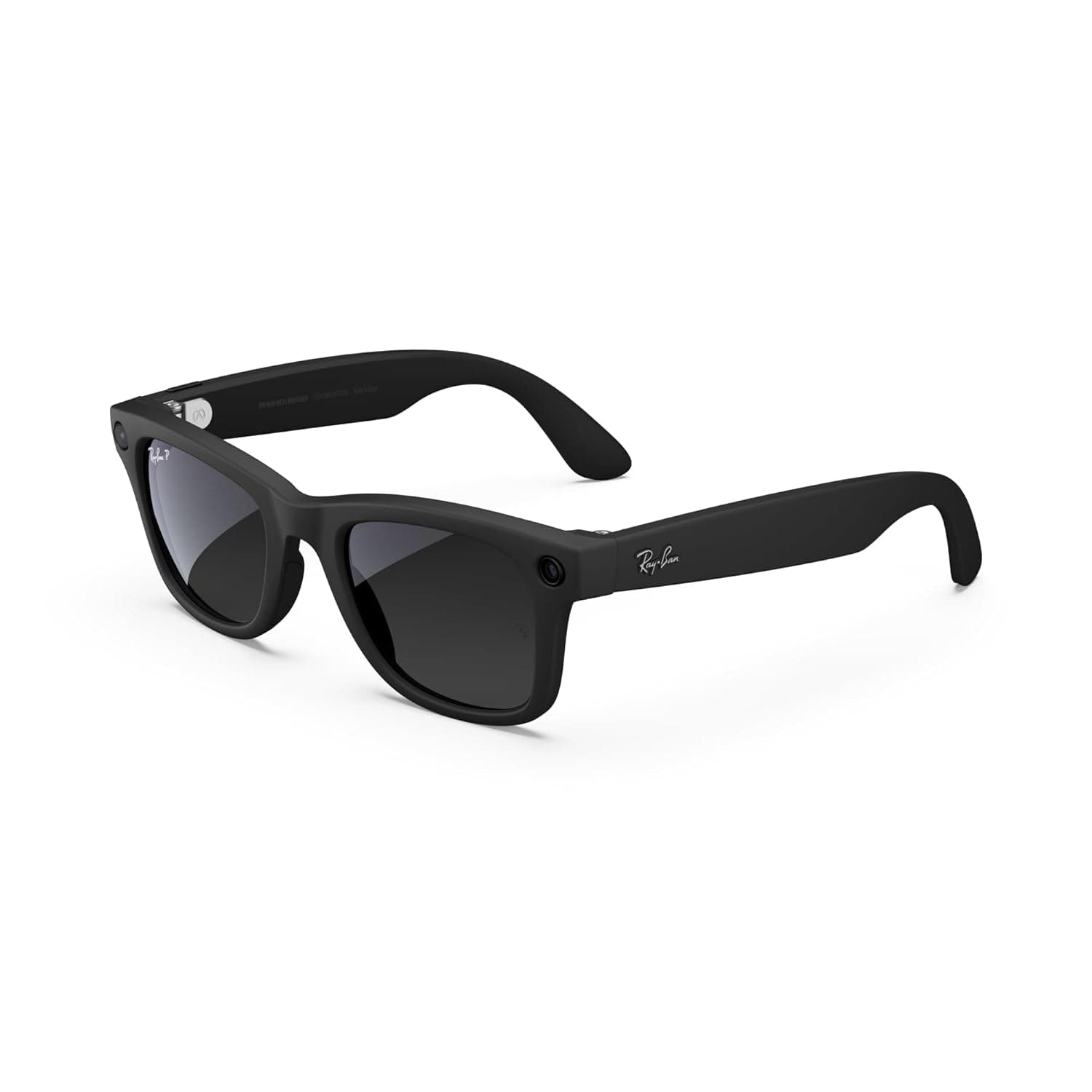 Meta Ray-Ban (Gen 2), Wayfarer, Matte Black | Smart AI Glasses for Men, Women — 2X Battery Life — 3K Ultra HD Resolution — 12 MP Ultra-Wide Camera, Audio, Video — Clear Lenses - Polarised Gradient Graphite