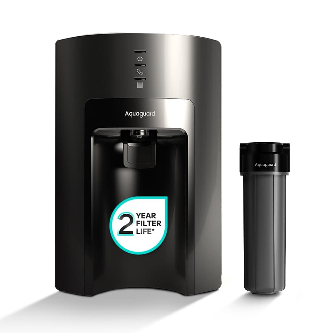 Aquaguard Delight NXT Aquasaver 9-Stage Water Purifier | Upto 60% Water Savings | RO+UV+UF+MC Tech | Suitable for Borewell, Tanker & Municipal Water | India’s #1 Water Purifier - Aquasaver 2X