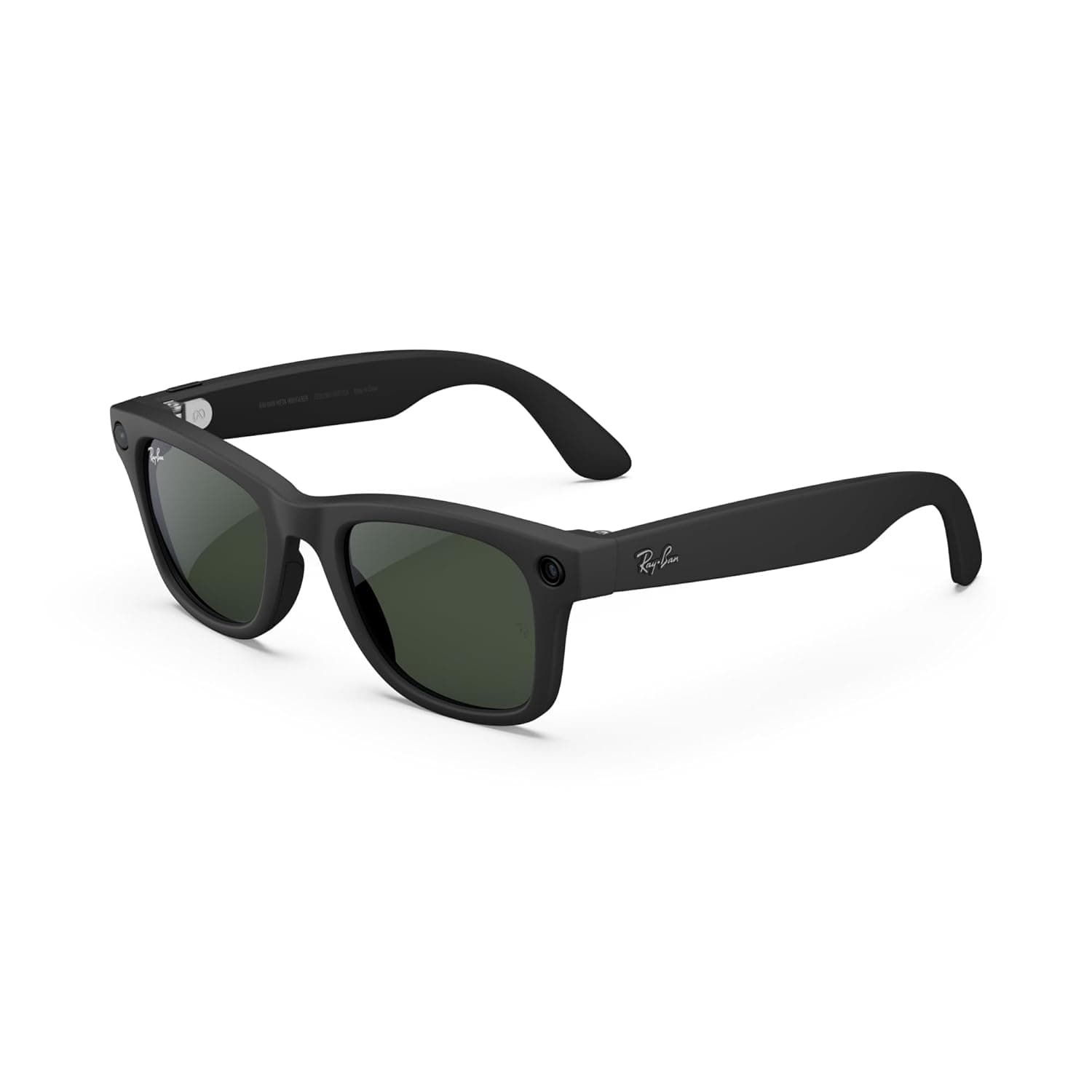 Meta Ray-Ban (Gen 2), Wayfarer, Matte Black | Smart AI Glasses for Men, Women — 2X Battery Life — 3K Ultra HD Resolution — 12 MP Ultra-Wide Camera, Audio, Video — Clear Lenses - Graphite Green