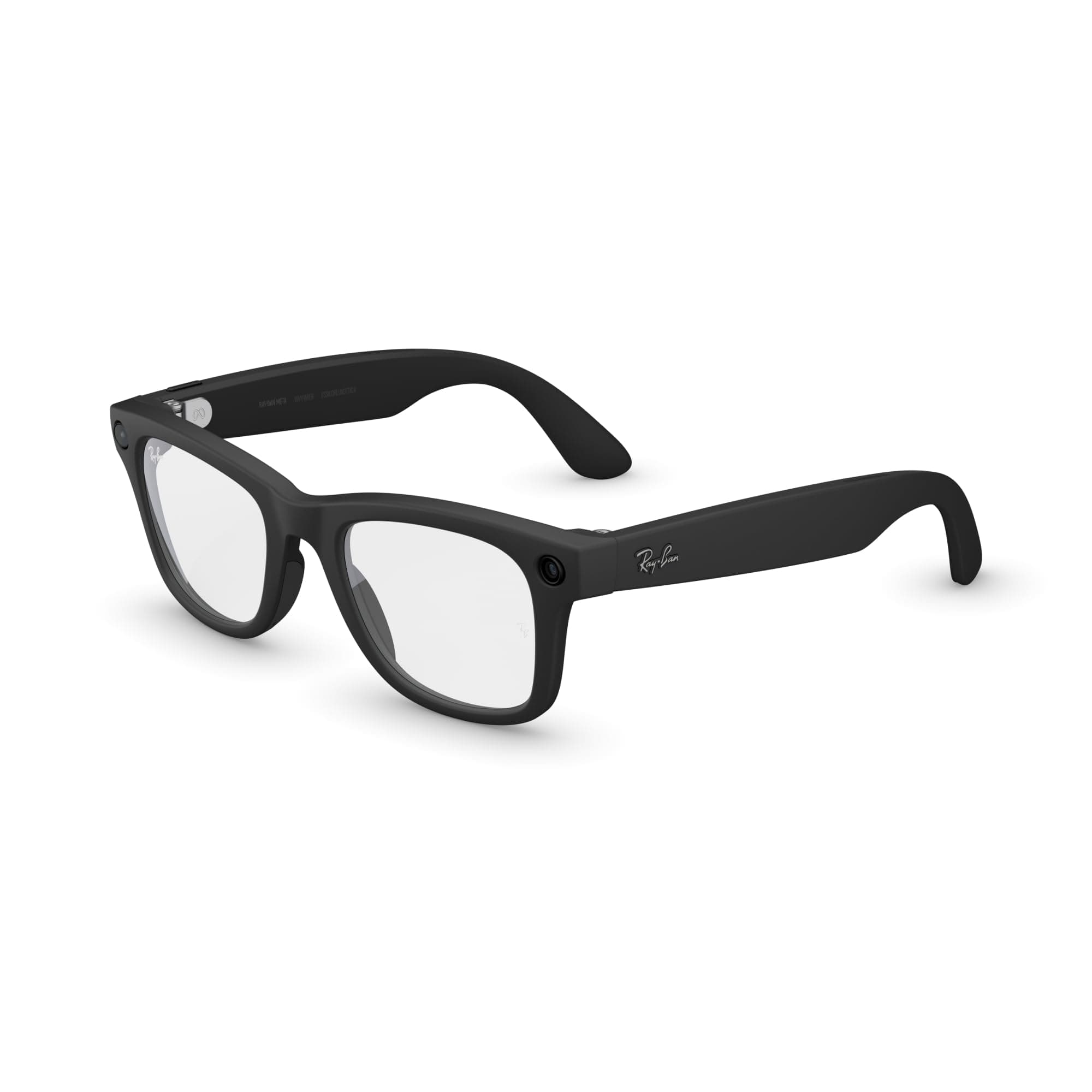 Meta Ray-Ban (Gen 2), Wayfarer, Matte Black | Smart AI Glasses for Men, Women — 2X Battery Life — 3K Ultra HD Resolution — 12 MP Ultra-Wide Camera, Audio, Video — Clear Lenses