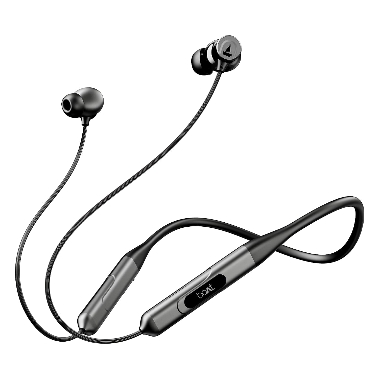 boAt Rockerz 255 Pro+, 60H Battery, Fast Charge, IPX7, Dual Pair,Low Latency,Magnetic Buds, App Support, in Ear Bluetooth Neckband, Wireless with Mic Earphones (Teal Green) - Raven Black / ANC(100 Hours)