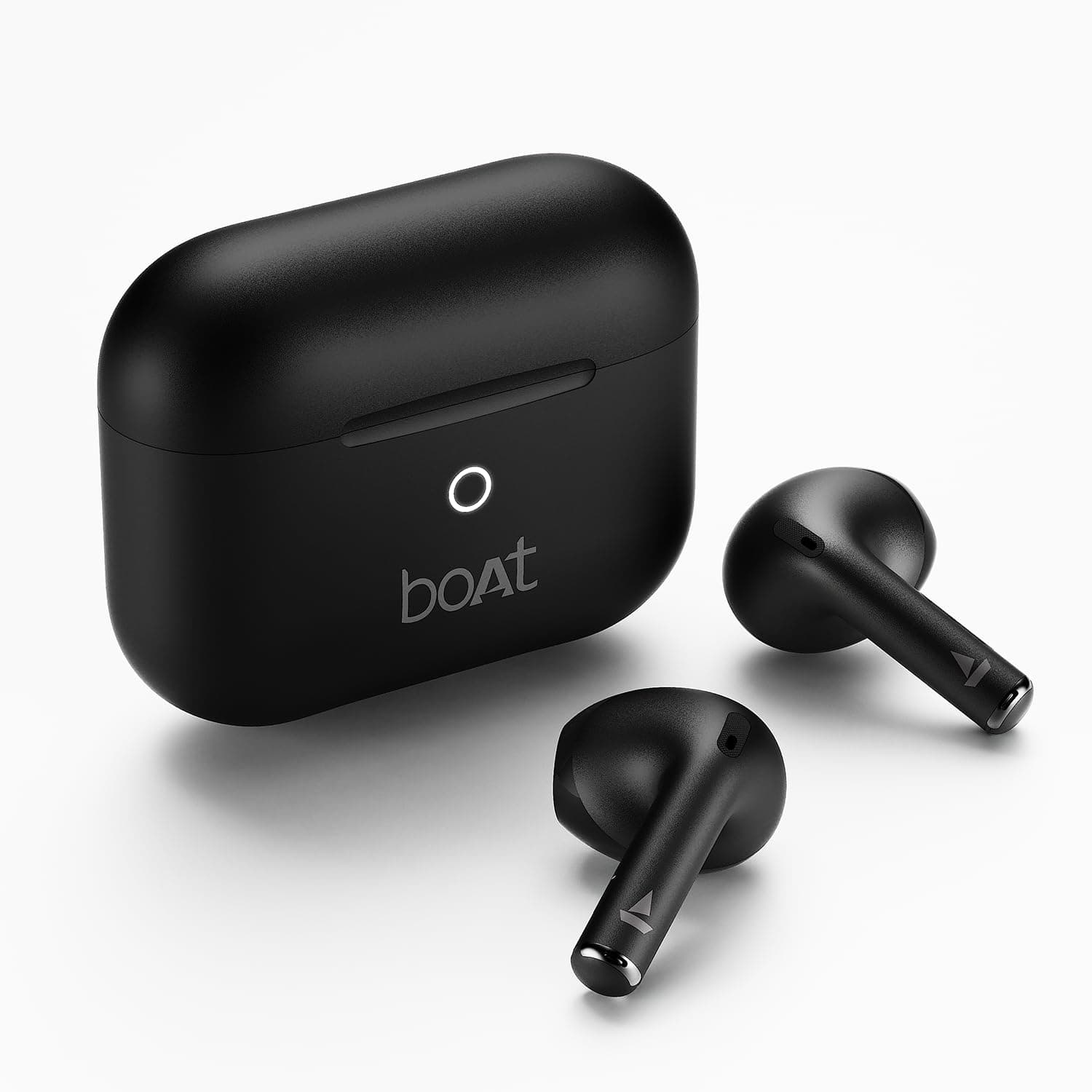 boAt 2026 Launch Airdopes Joy v2, 35H Battery, Pocketable Design, ASAP™ Charge, 13mm Drivers, Easy Touch Controls, ENx™ Tech, IWP™ & App Support TWS Bluetooth Earbuds with mic - Eclipse Black