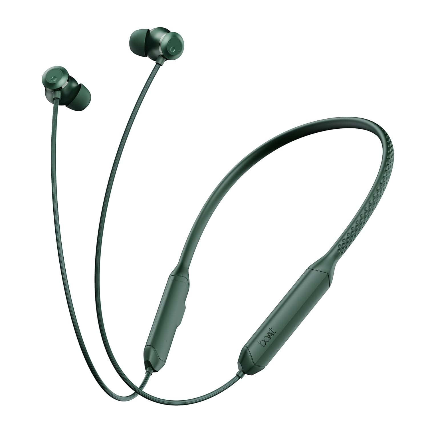 boAt Rockerz 255 Pro+, 60H Battery, Fast Charge, IPX7, Dual Pair,Low Latency,Magnetic Buds, App Support, in Ear Bluetooth Neckband, Wireless with Mic Earphones (Teal Green) - Pine Green / 50 Hours