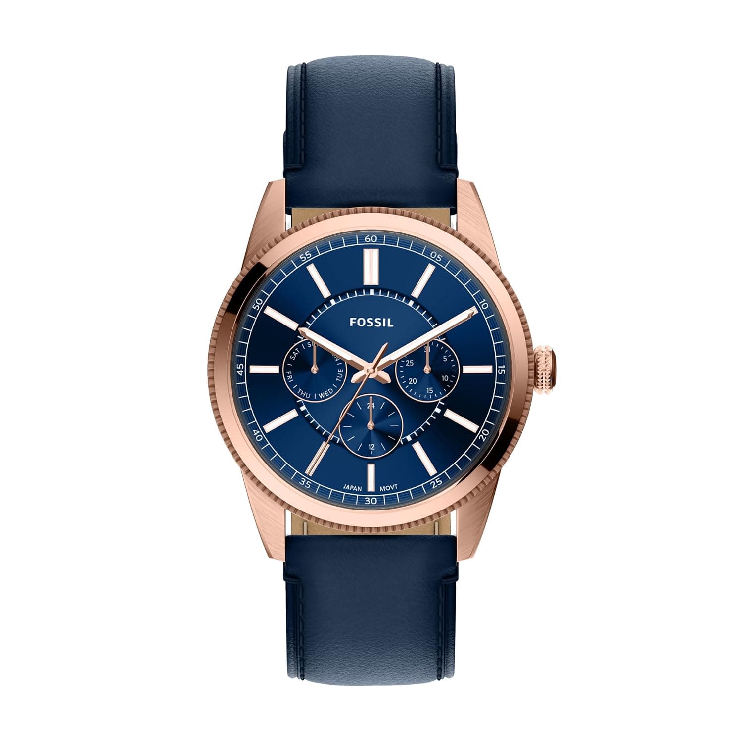 Fossil Men's Watch, Pearson Multifunction Stainless Steel Watch for Men - Blue