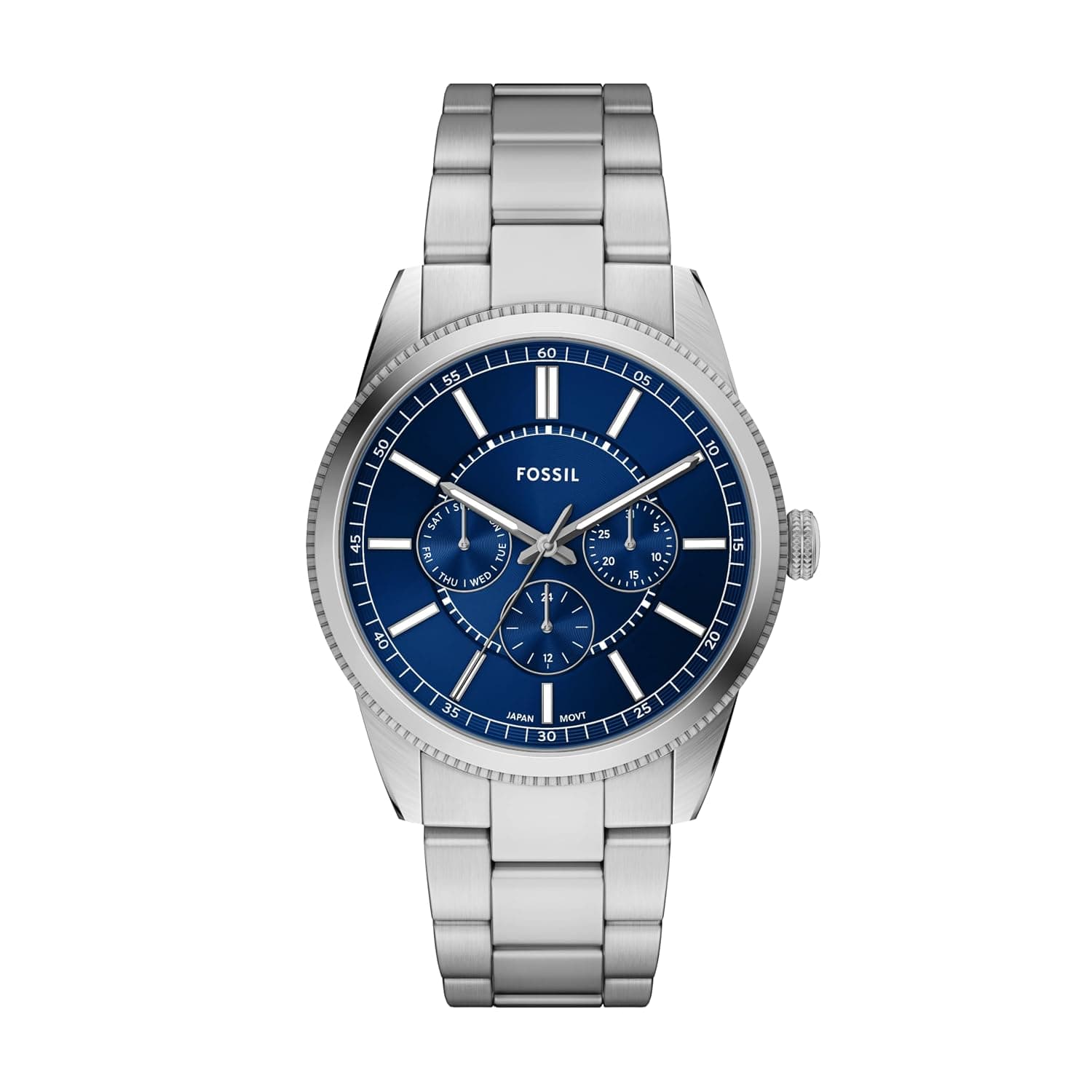 Fossil Men's Watch, Pearson Multifunction Stainless Steel Watch for Men - Silver