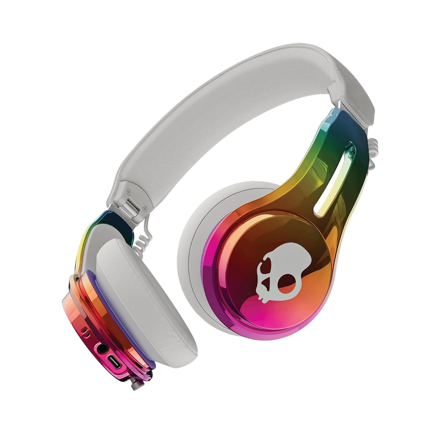 Skullcandy Icon ANC On-Ear Wireless Bluetooth Headphones - Active Noise Cancelling, 97.5dB 60Hr Battery + Rapid Charge, Mic, Adjustable Stay-Aware Mode - All Love