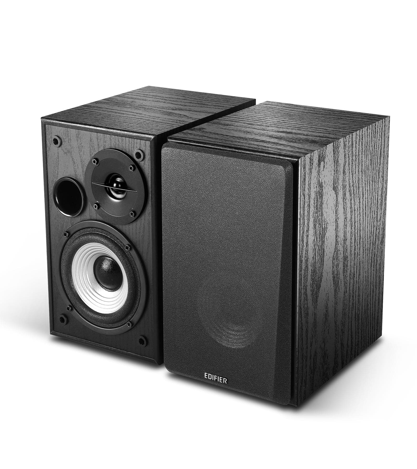Edifier R990BT 2.0 Active Multimedia Speaker, 24W RMS Powered Desktop Speakers with Bluetooth V5.4, App Custom EQ, Sound Presets, MDF Wooden Enclosure, Dual RCA Inputs for Laptop, PC & Gaming, Black